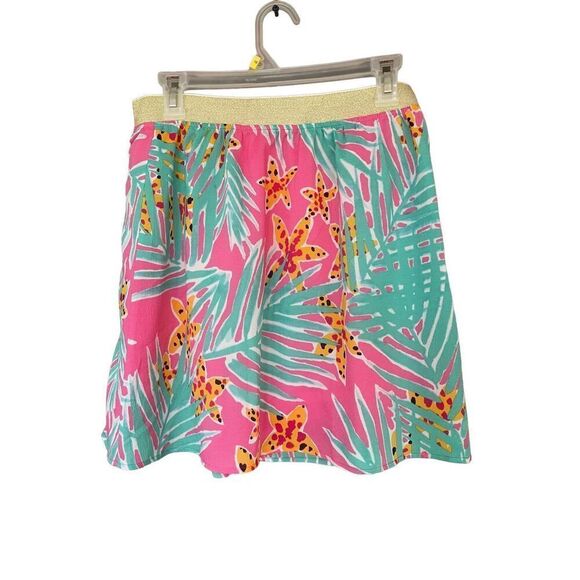 Lilly Pulitzer Womens Multicolor Tropical Leied Coy Mini Skirt Size Medium - Picture 4 of 8
